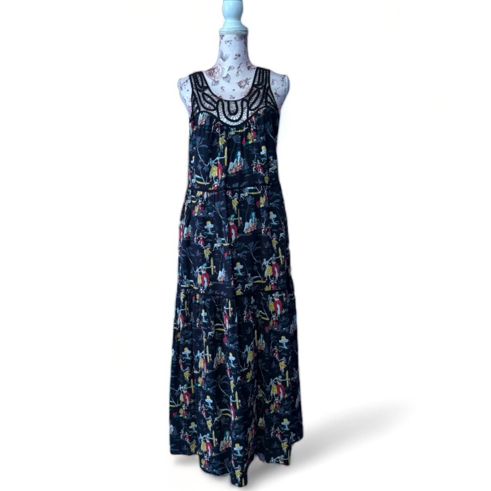 The Korner Hawaiin Print Maxi Dress